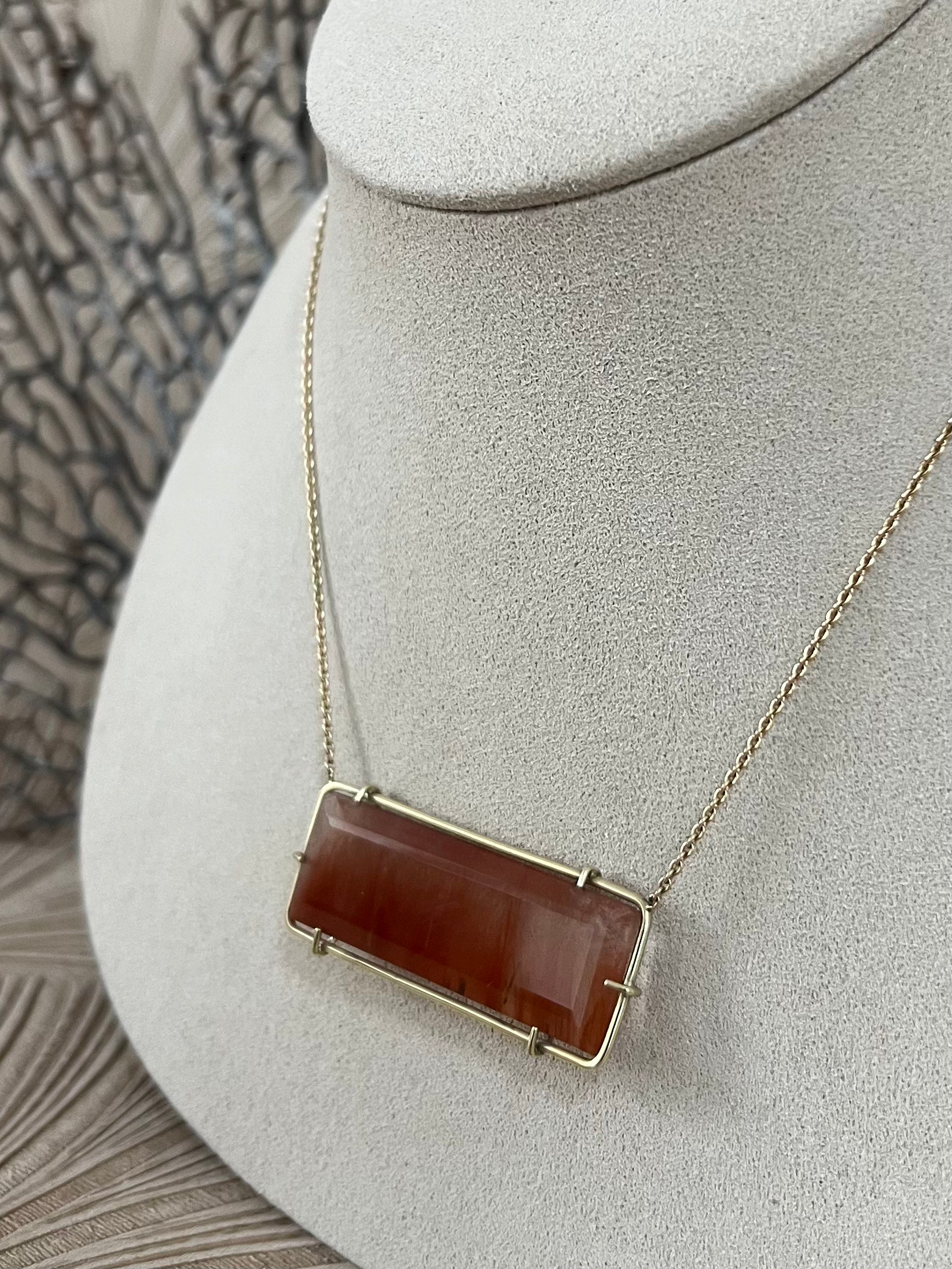 Rutielkwarts Baguette Ketting