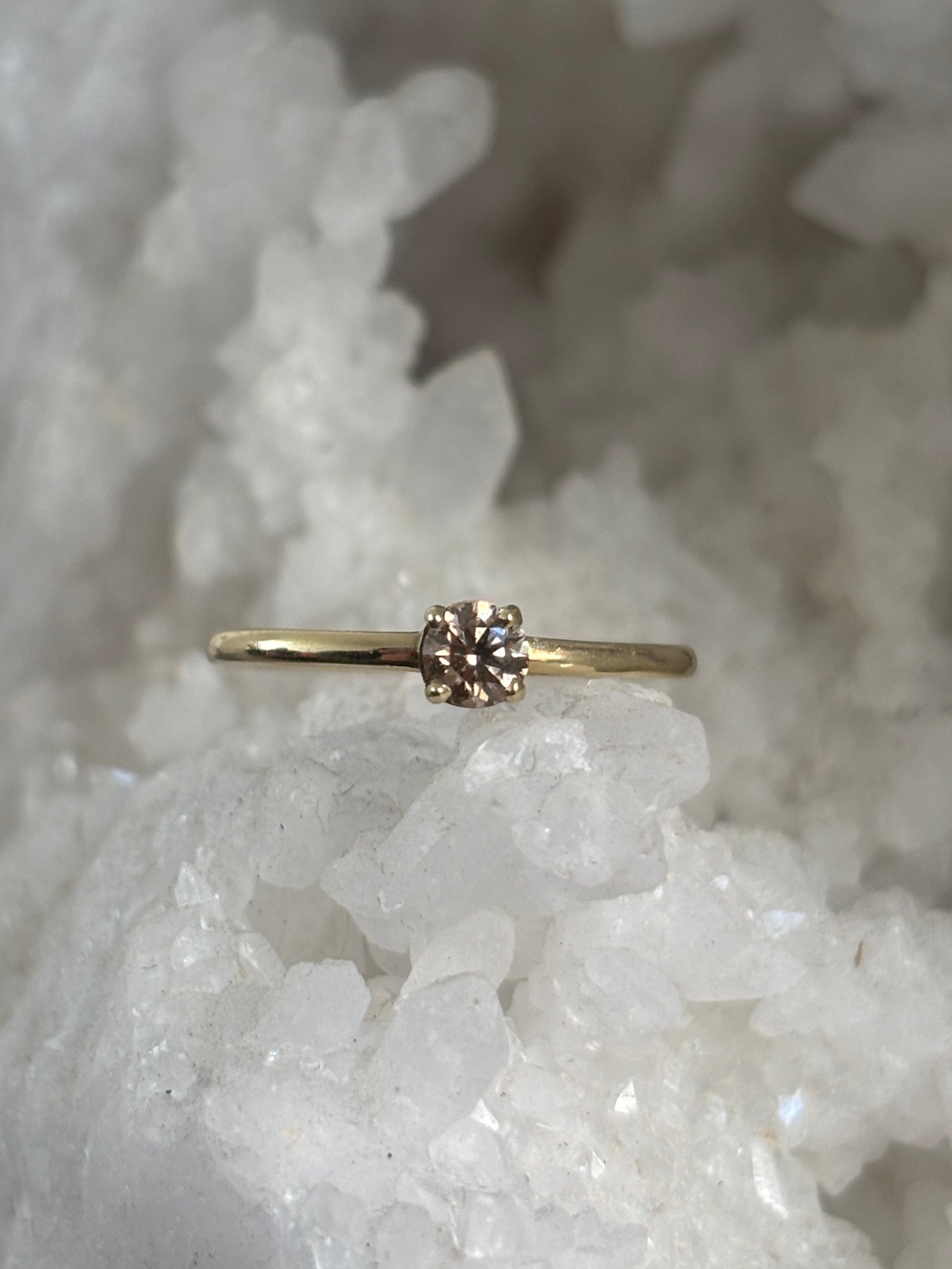 Champagne Diamant Solitair