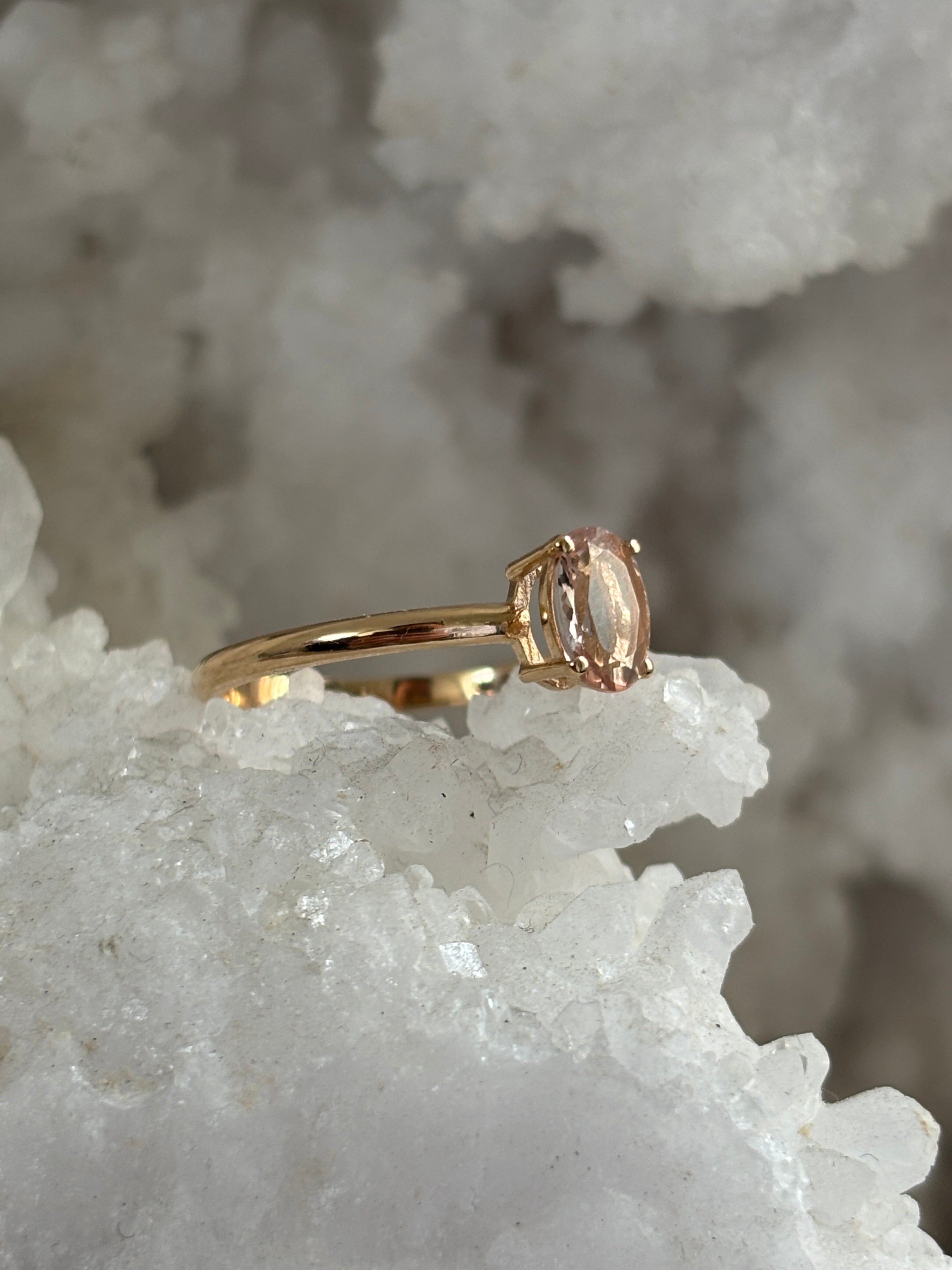 Ovale Morganiet Ring