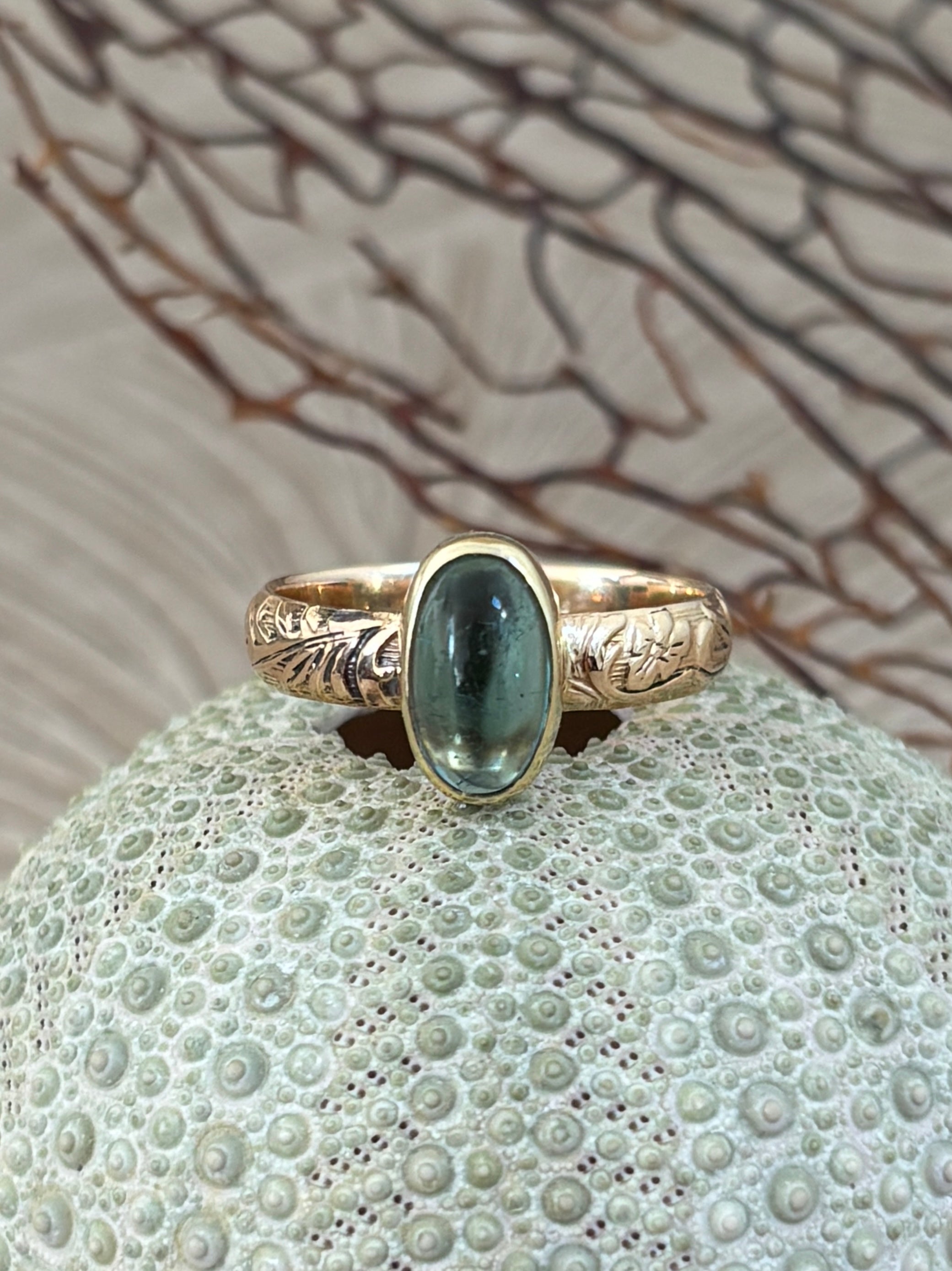 Toermalijn Patroon Ring
