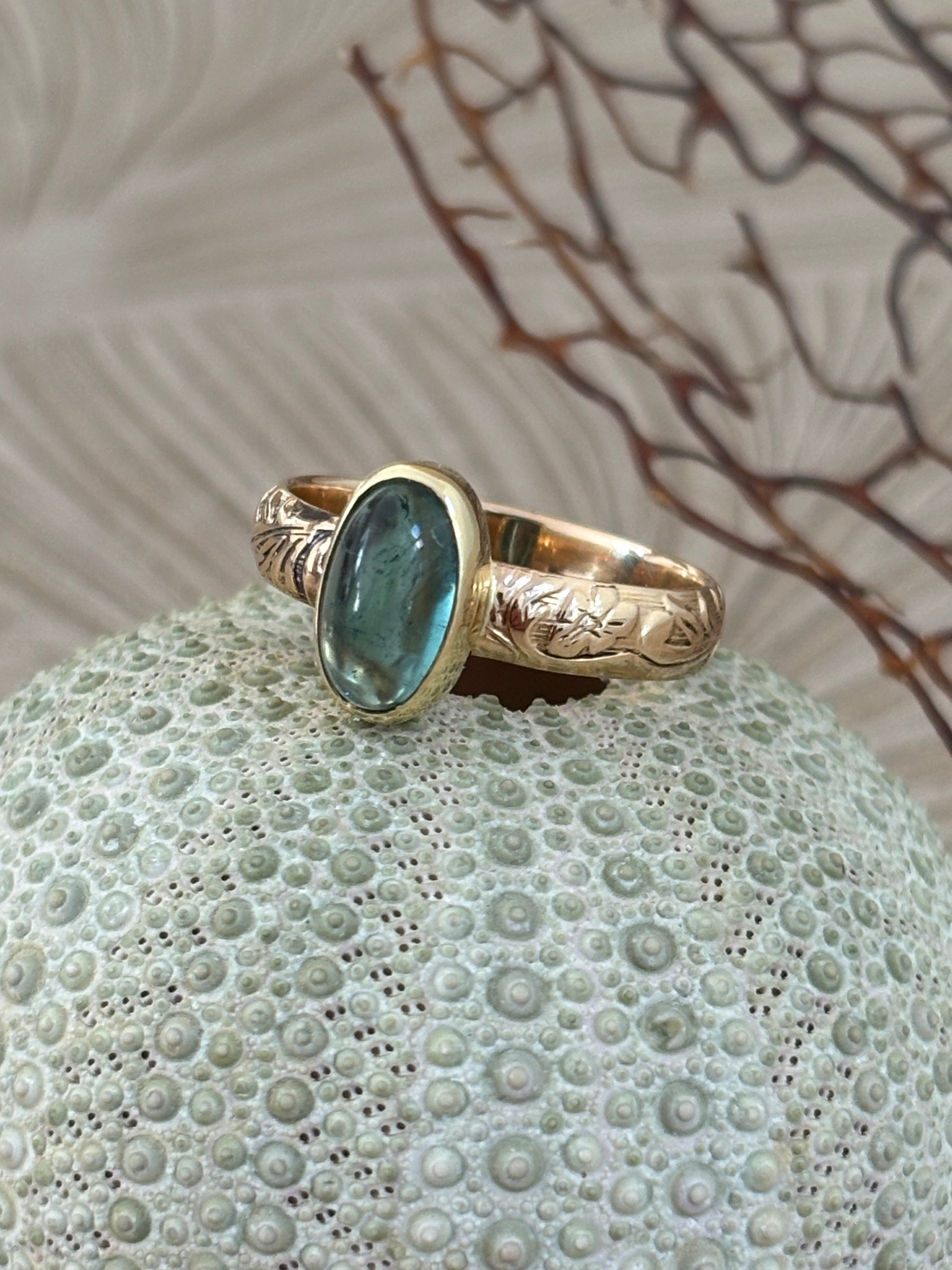 Toermalijn Patroon Ring