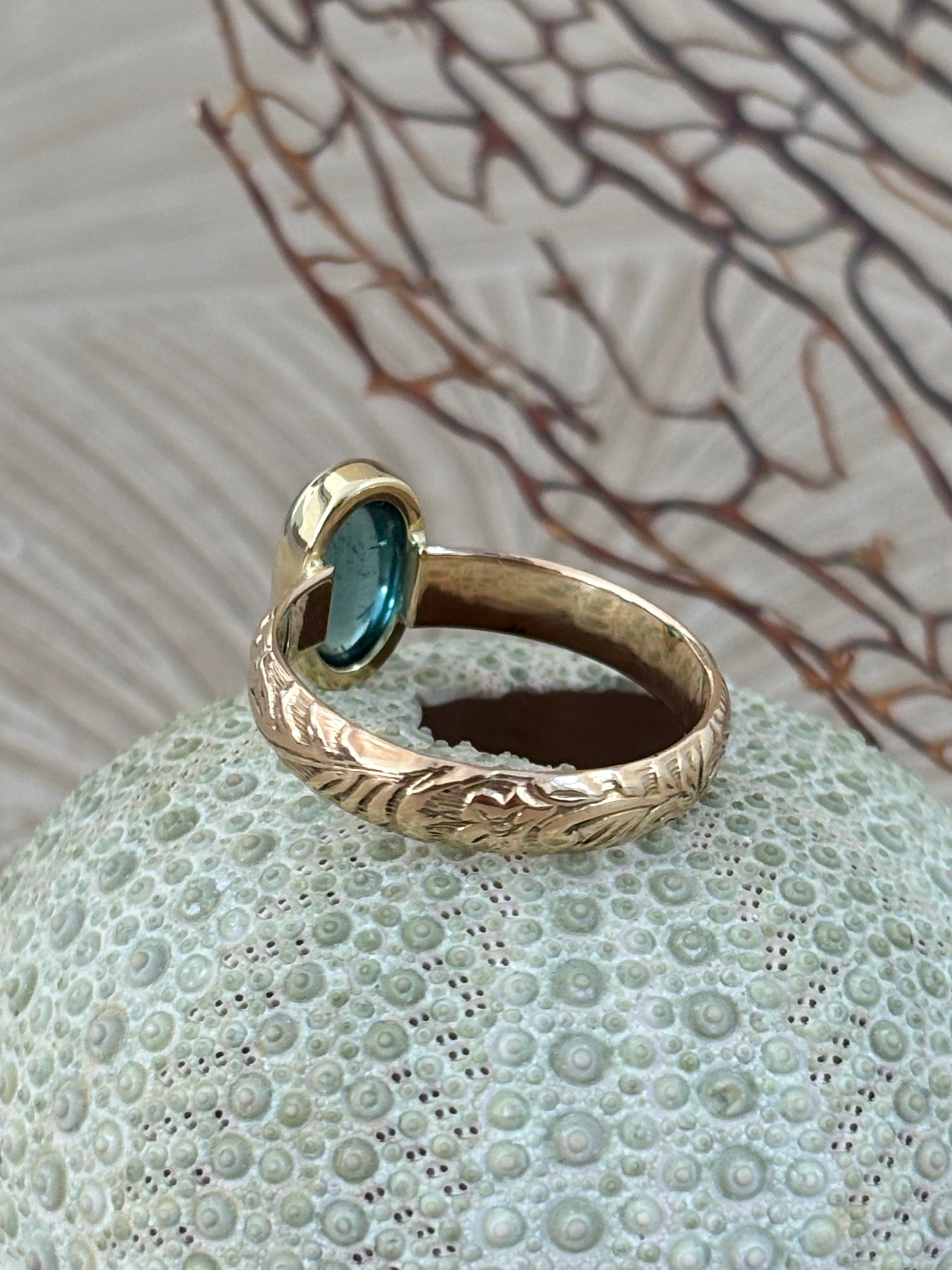 Toermalijn Patroon Ring