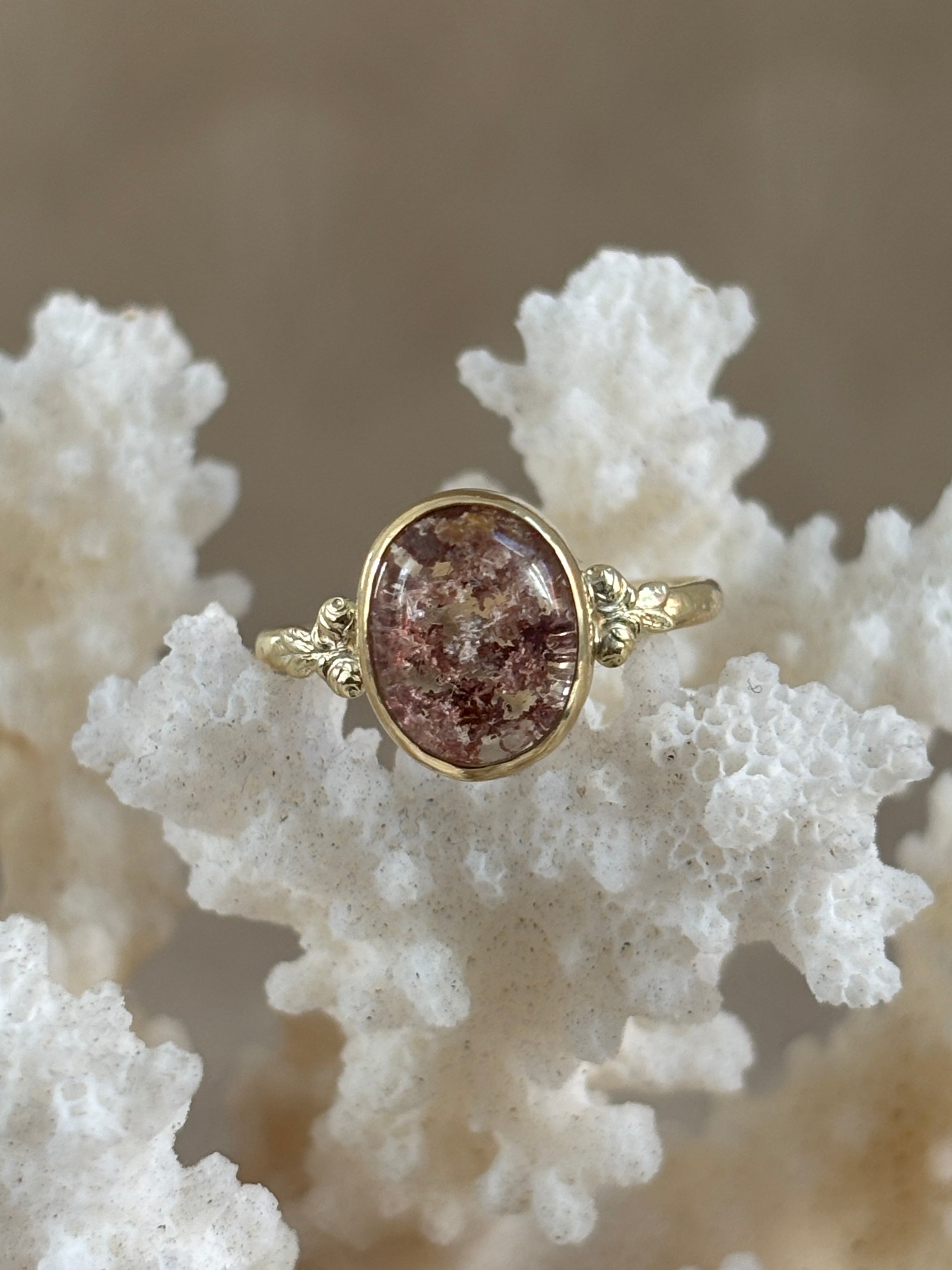 Lodoliet Kwarts Ring