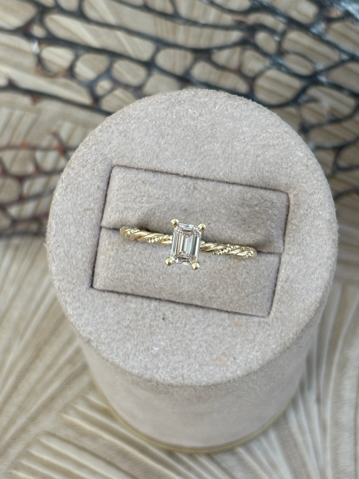 Emerals Diamant Ring